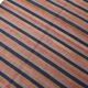 Navy Blue & Terracotta Hand Woven Turkish Striped Kilim Rug, 147x217 Cm