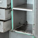 Industrial iron cabinet with 4 drawers, 1960s
