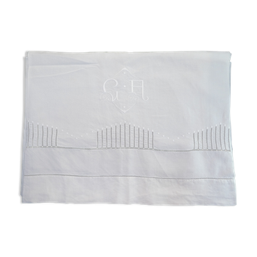 Old linen sheet 225 x 320