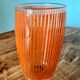 Colored glasses for water and wine mid-century modern 50s 60s