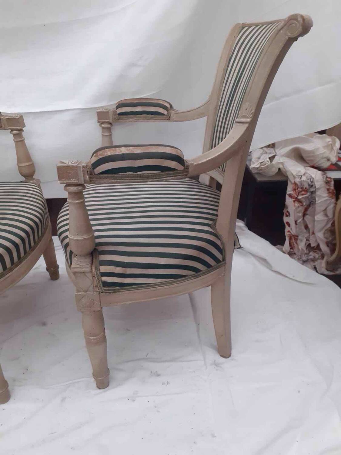 Louis XVI style Directoire armchair