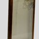 Wall display case with a solid oak door