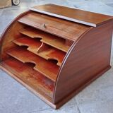 Old mail organizer with curtain