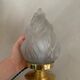 Old laying flame lamp