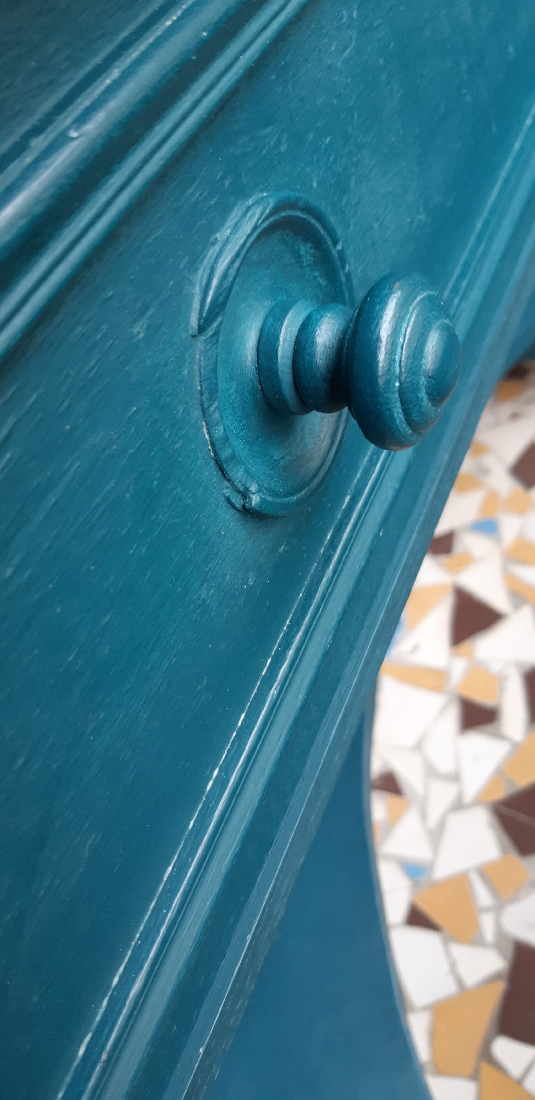 Blue cupboard