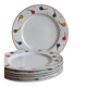 Set of porcelain plates with a frieze from Royal Limoges.