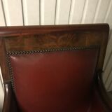 Pair of mahogany Empire Bergère armchair