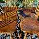Set de 6 chaises bistrot baumann