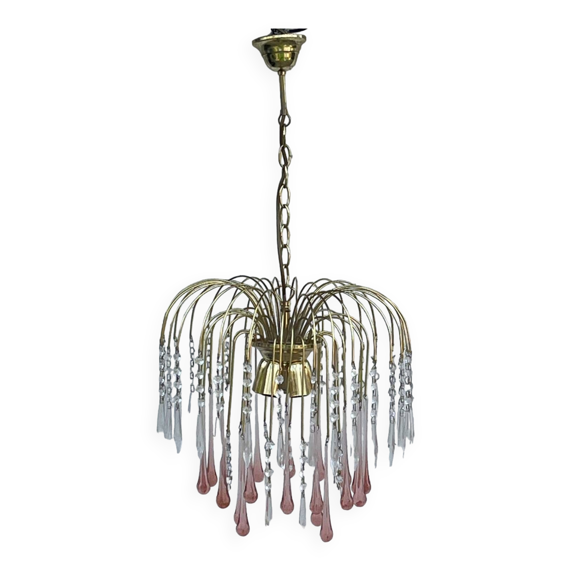 Murano glass wall chandelier