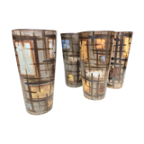 4 Vallauris ceramic cups by Alexandre Kostanda 1960