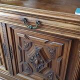Buffet vaisselier ancien style Henri II