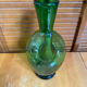 Old pitcher jug empoli bubbled green glass italy vintage