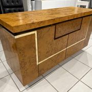 Jean Claude Mahey Roche Bobois vintage 1970s bar cabinet sideboard
