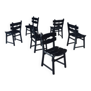 Brutalist Dining Chairs - set