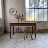 Table de ferme chêne 140 cm
