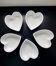 5 white porcelain Cordon Bleu ramekins