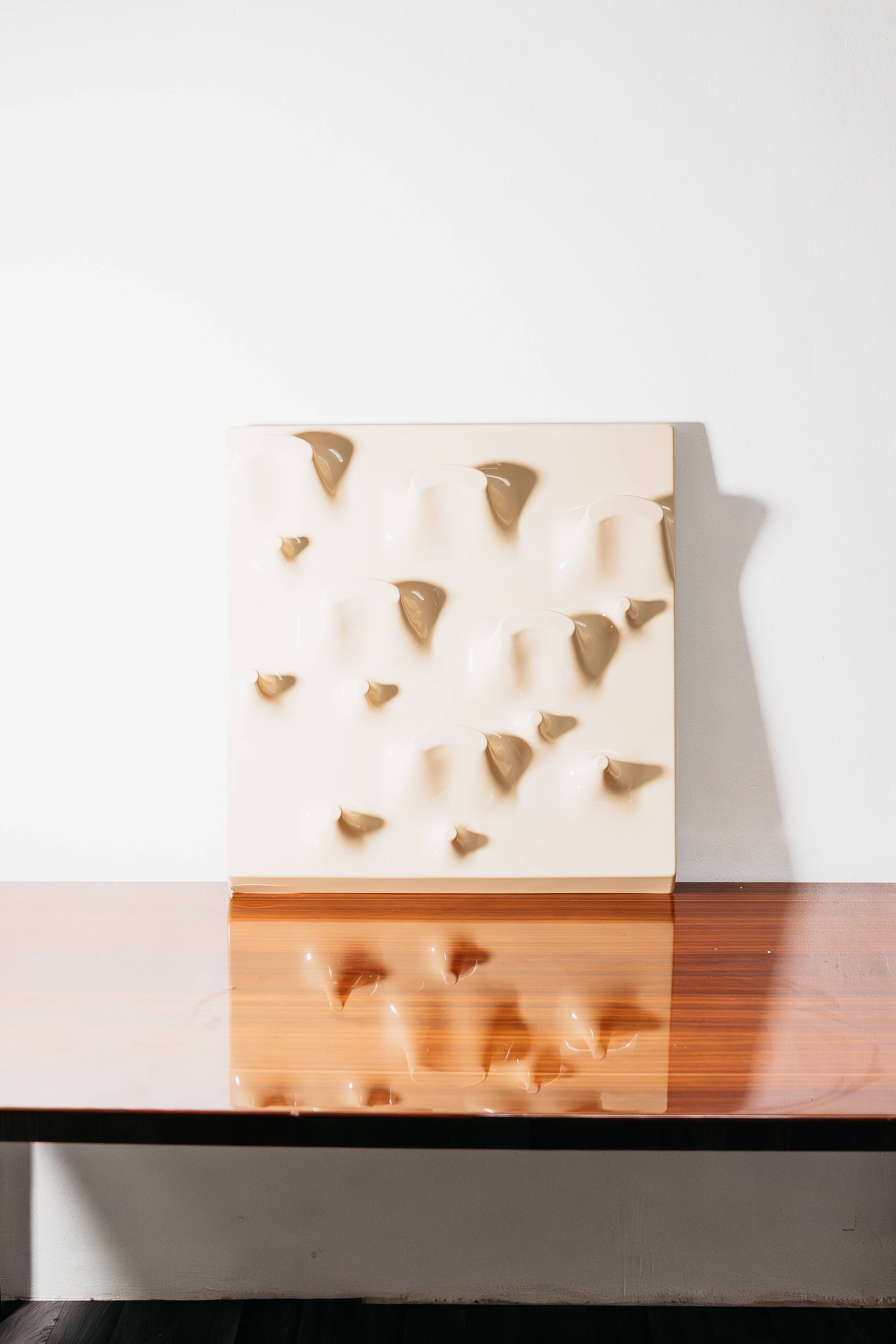 Coat rack Slab by De Pas, D'Urbino & Lomazzi for Longato, Italy, to