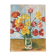 Vintage painting, painting, still life with flowers