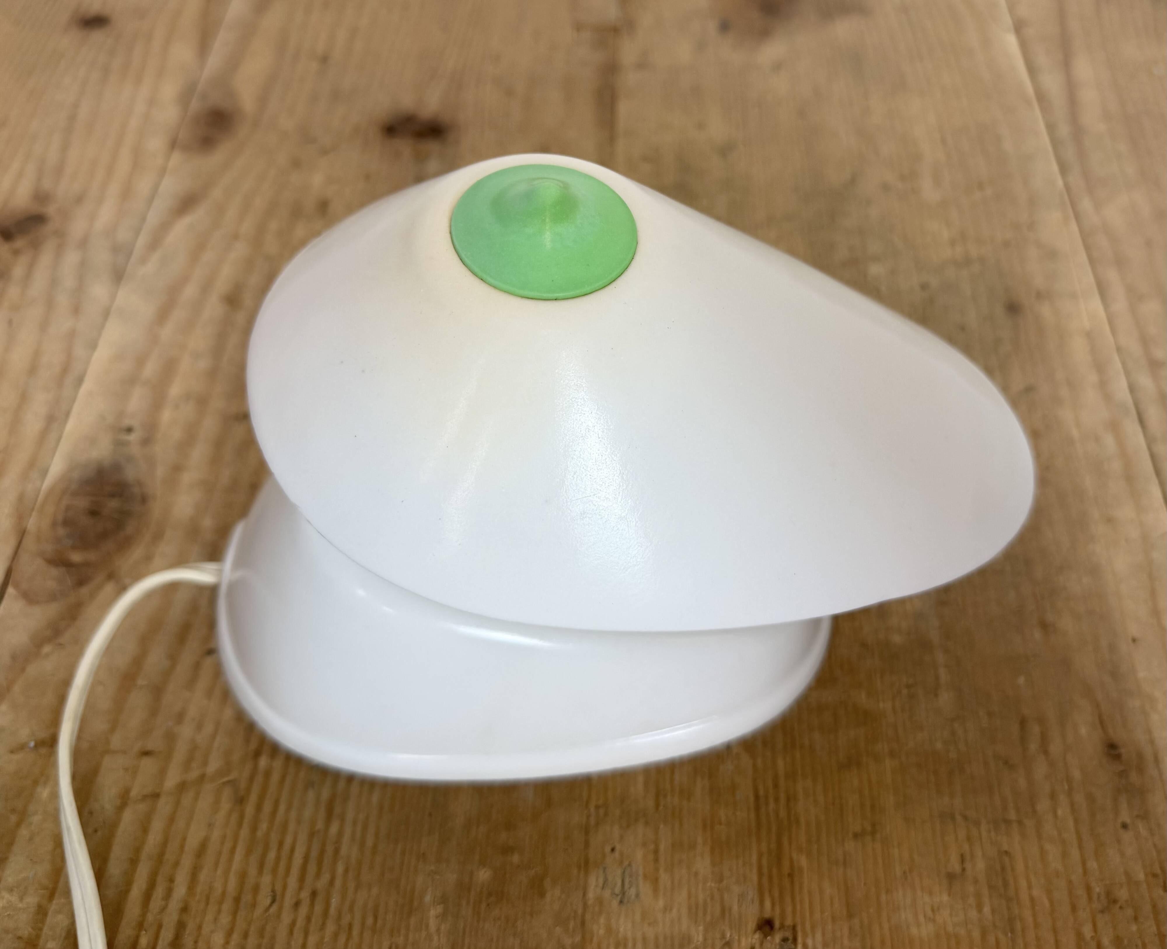 Vintage White Bakelite Table Lamp, 1950s