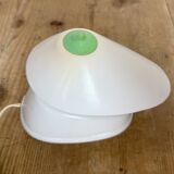 Vintage White Bakelite Table Lamp, 1950s
