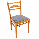 Coiffeuse Art Déco avec chaise, milieu du 20e siècle, Pologne.