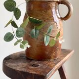 Antique 2 litre stoneware pitcher.