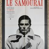 The Samurai Jean pierre melville Alain Delon original poster of 1967