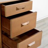 Midcentury Stag 'Concord' Desk / Dresser In Oak. Vintage / Modern / Retro / Danish Style.
