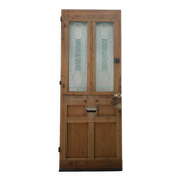 Porte d'entrée de style Art Déco en bois massif XX siècle