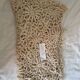 Beige cotton tablecloth