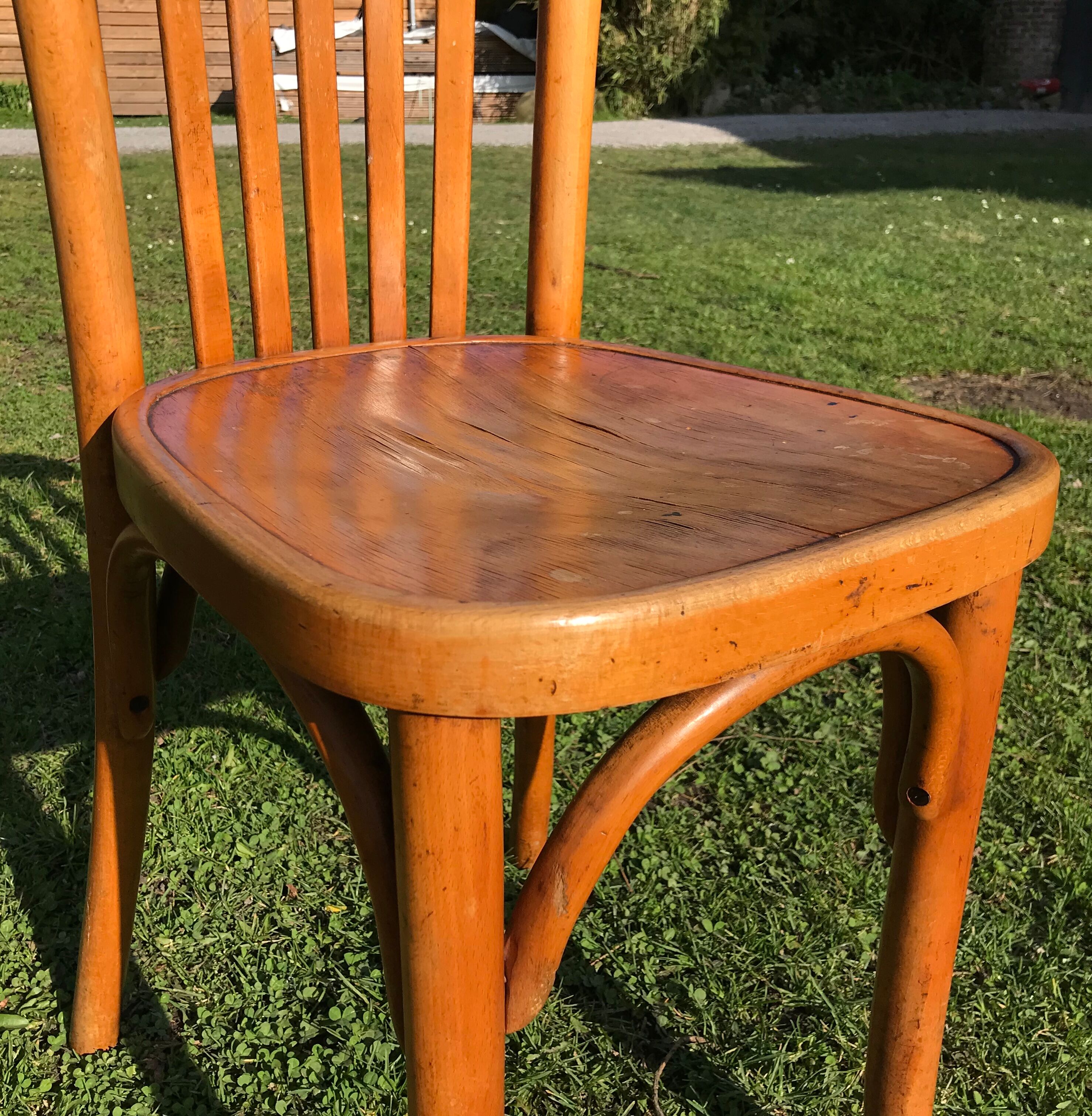 Czechoslovak bistro chair