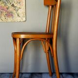 Chaise de bistrot Mahieu en bois courbé début XXème