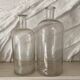 Old glass bottles pharmacy vials