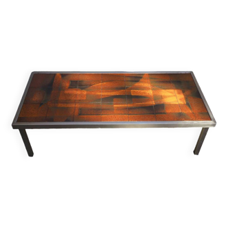 Coffee table by ceramist Jacques Lignier