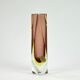Vase Murano sommerso faceted 1960s