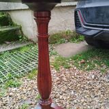 Louis xvi style marble top bedside table