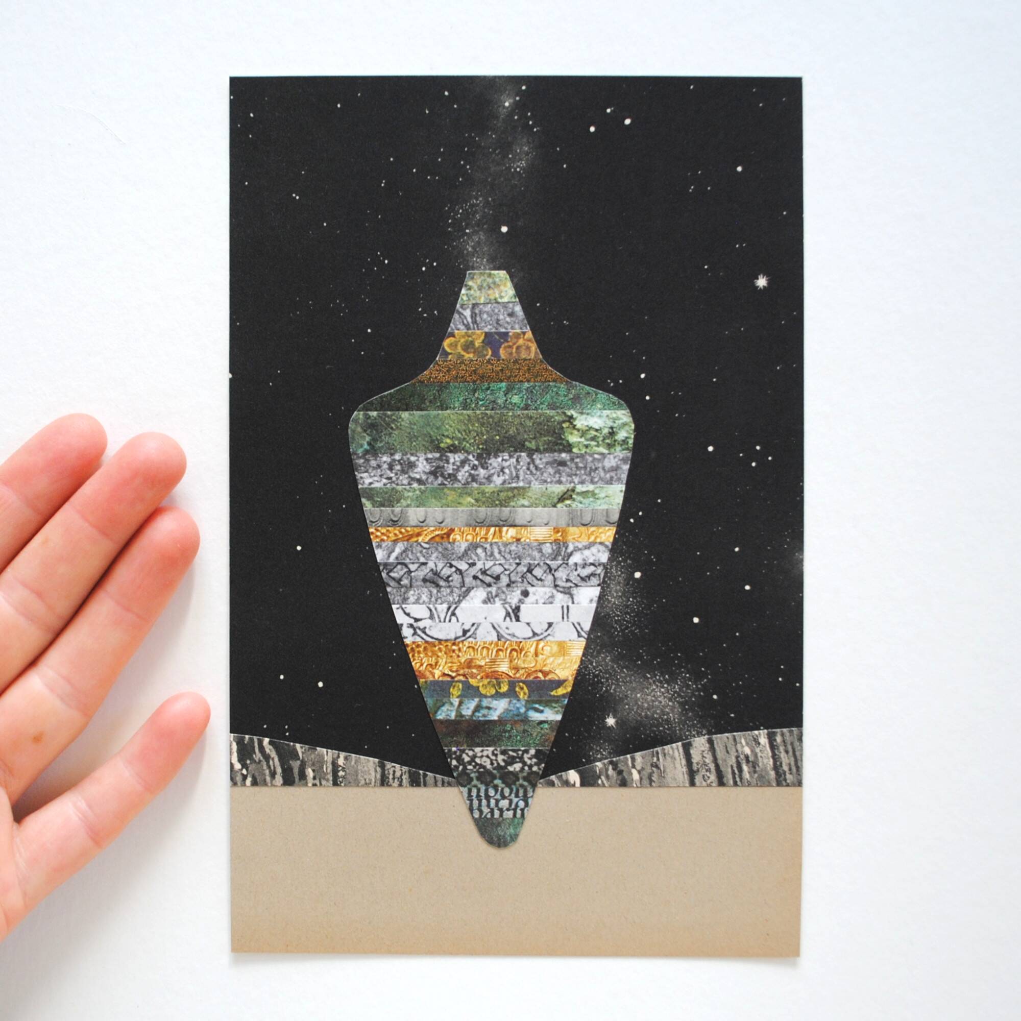 Collage on paper • arkhaios i