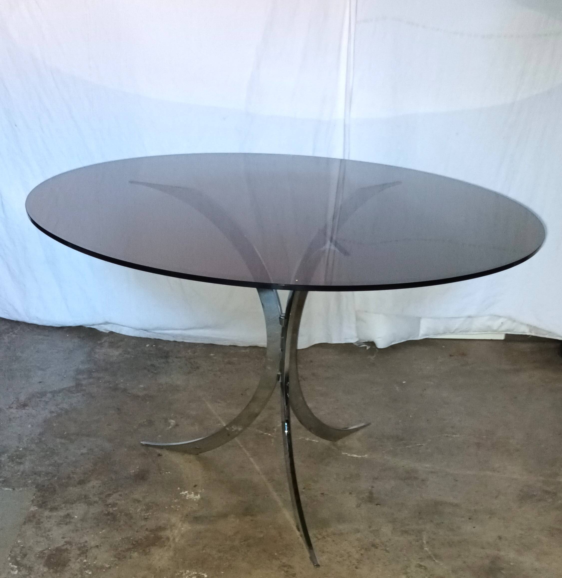 Boris Tabacoff's round table for Christofle, 1970s.