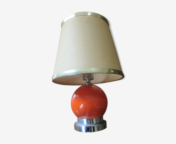 Lampe de chevet vintage orange | Selency