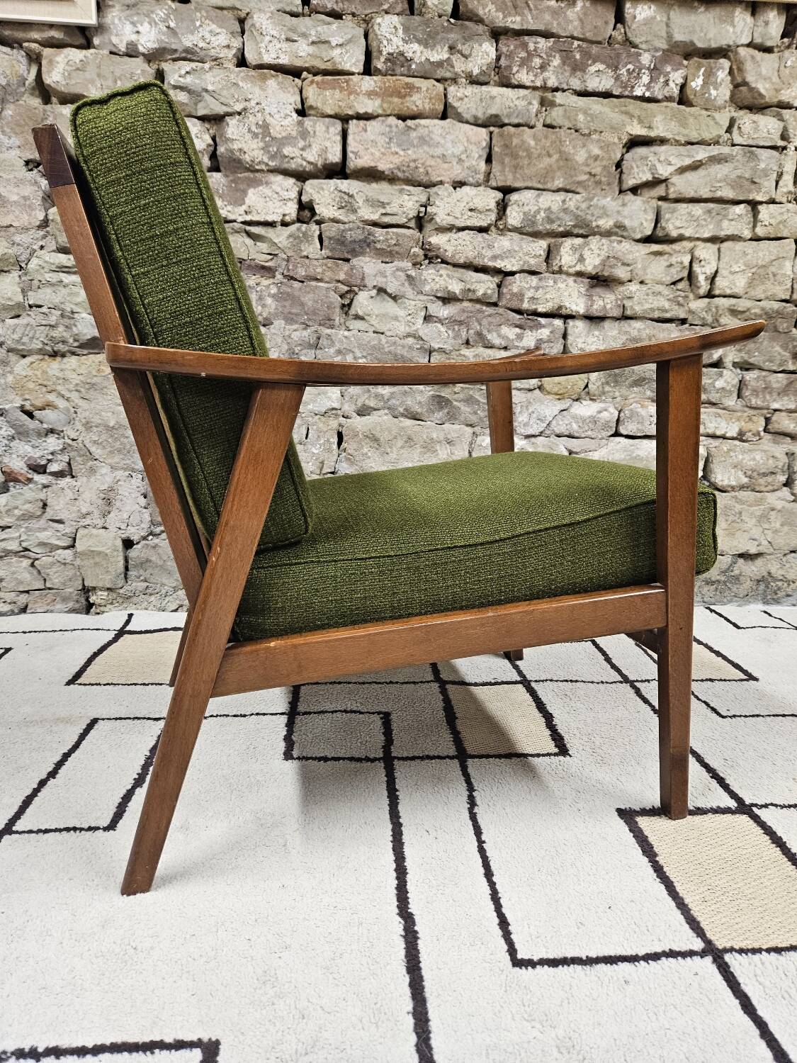 Fauteuil scandinave vintage 1960"