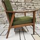 Fauteuil scandinave vintage 1960"