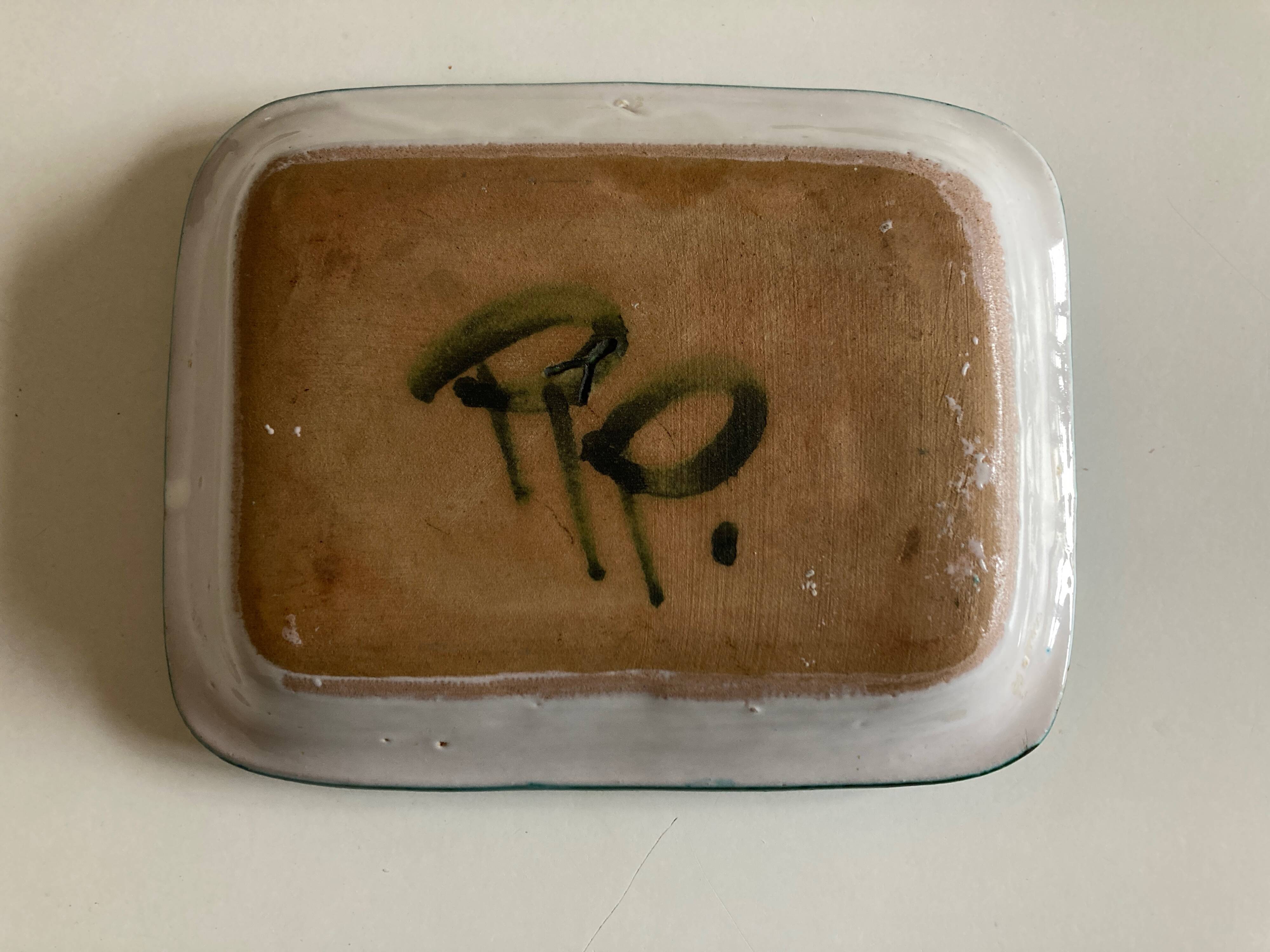 Dish Robert Picault Vallauris 1960