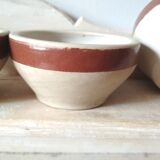 Set of 3 small bowls in Digoin stoneware