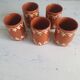 Pots gobelets décorés style scandinave