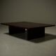 Bamboo and wood coffee table by Axel Vervoordt 1980s