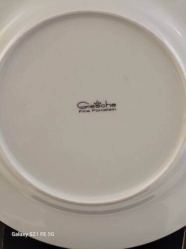 Giesche fine porcelain plates