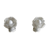 Art Deco style wall lights in porcelain and floral glass paste - 30s
