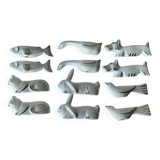 12 Art Deco knife rests
