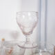 Set of 6 engraved crystal port or liqueur glasses