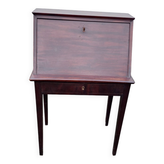 Mahogany writing desk or scriban